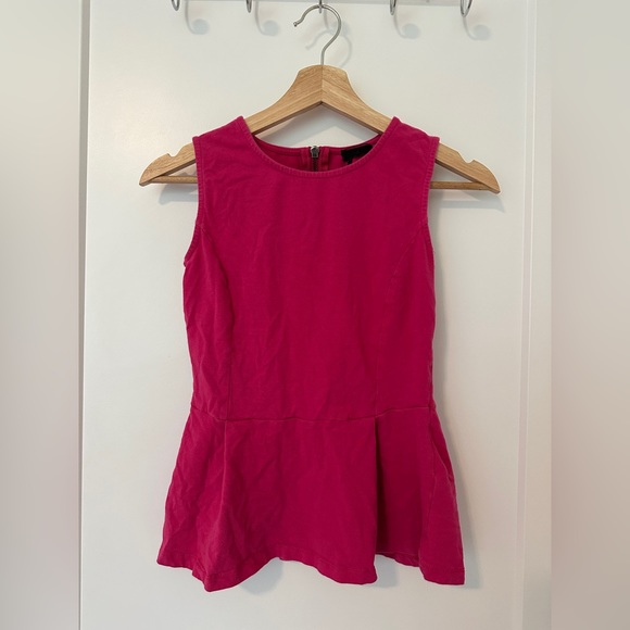 Pink Peplum Top - Picture 4 of 6
